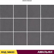 Плитка  для облиц. стен  АМАЛЬФИ (полотно 30*40) из 12 частей  9,9*9,9  коричневый  (1 сорт)